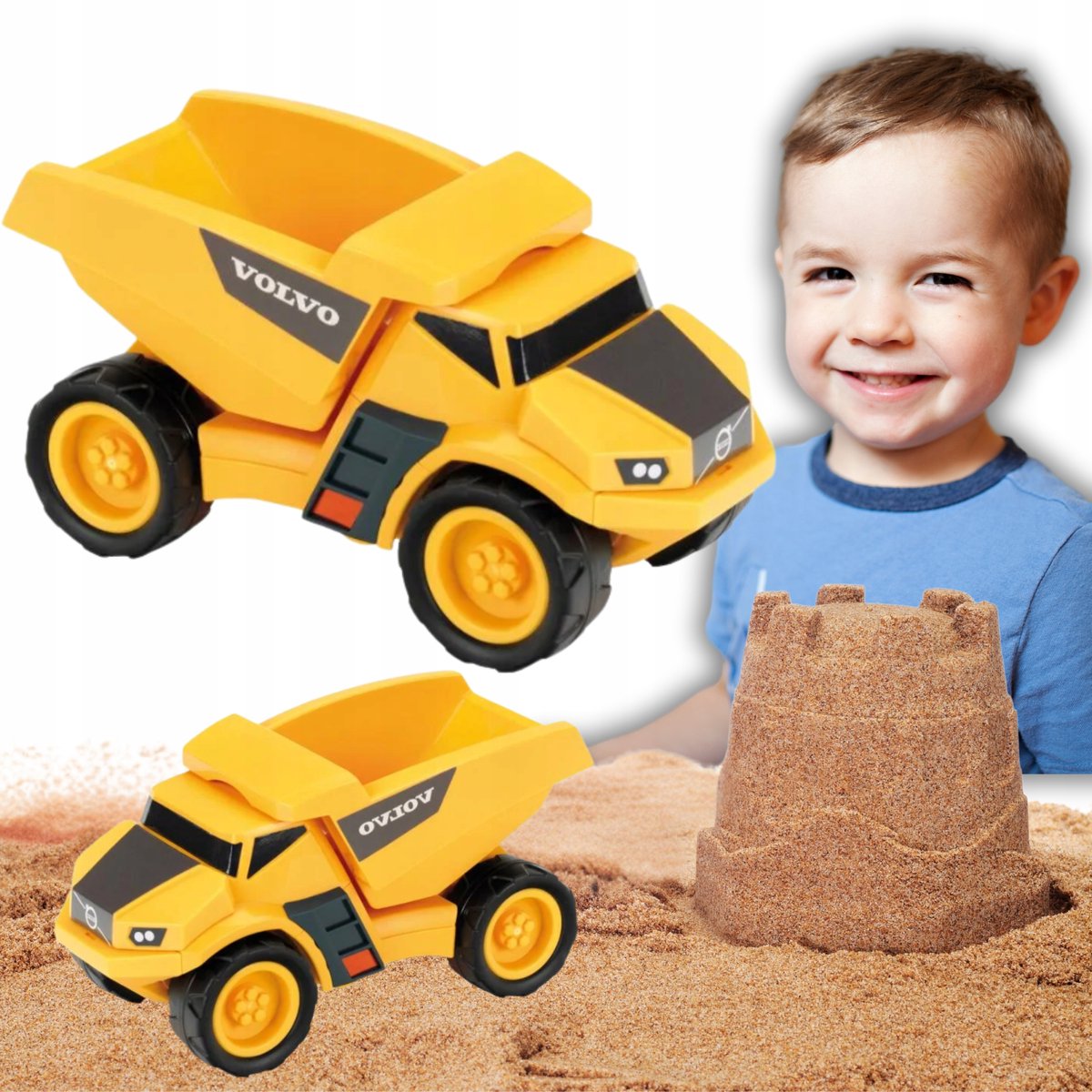 Theo Klein Volvo Vrachtwagen Kiepwagen 1:24 - Robuust Speelgoed