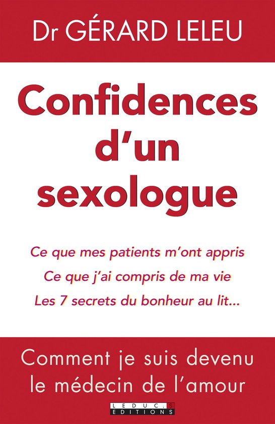 Confidences d'un sexologue - cover