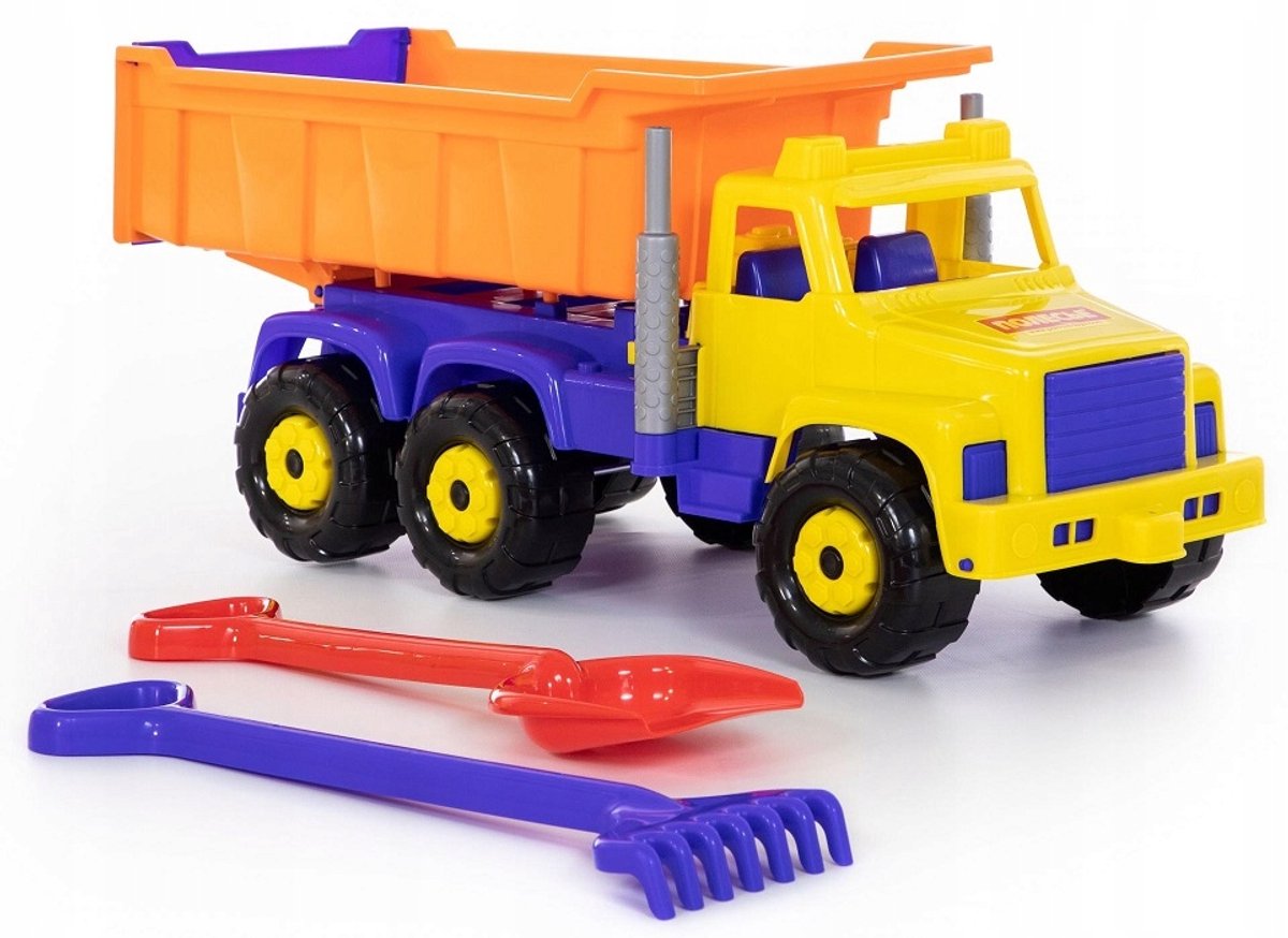 Polesie SuperGigant Kiepwagen met Schep en Hark - 1+