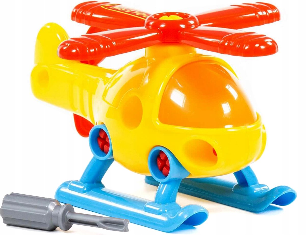 Polesie Helikopter om te schroeven - 16 onderdelen