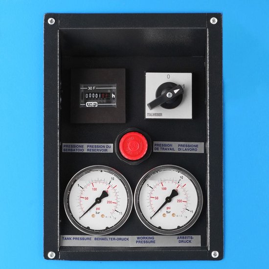 Stille professionele Ap320+ 400V 10 bar 3 pk/2.2 kW 220 l/min 27 l — afbeelding 2