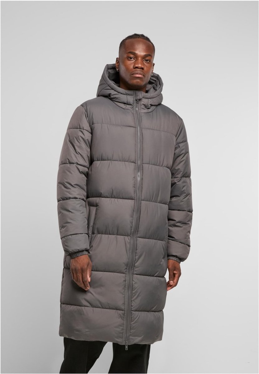 Urban Classics Long Puffer winterjas 5XL Grijs