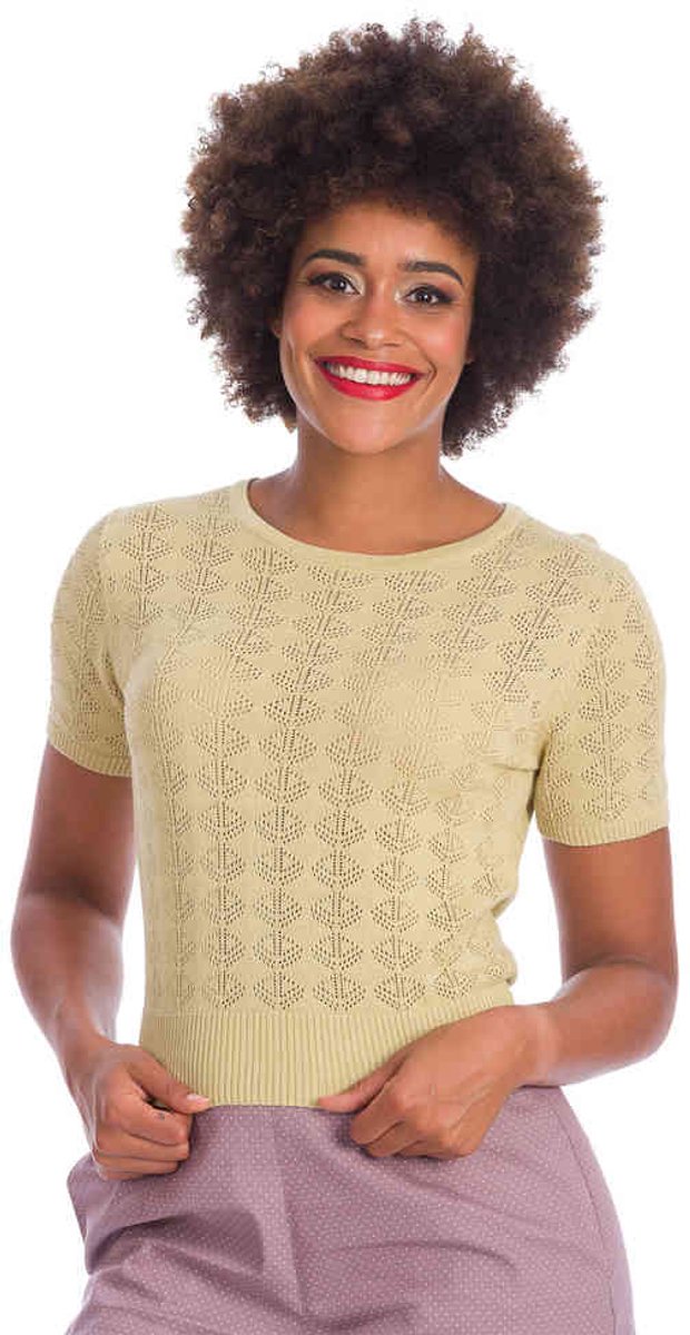 Dancing Days - BOW KNIT Top - 4XL - Groen