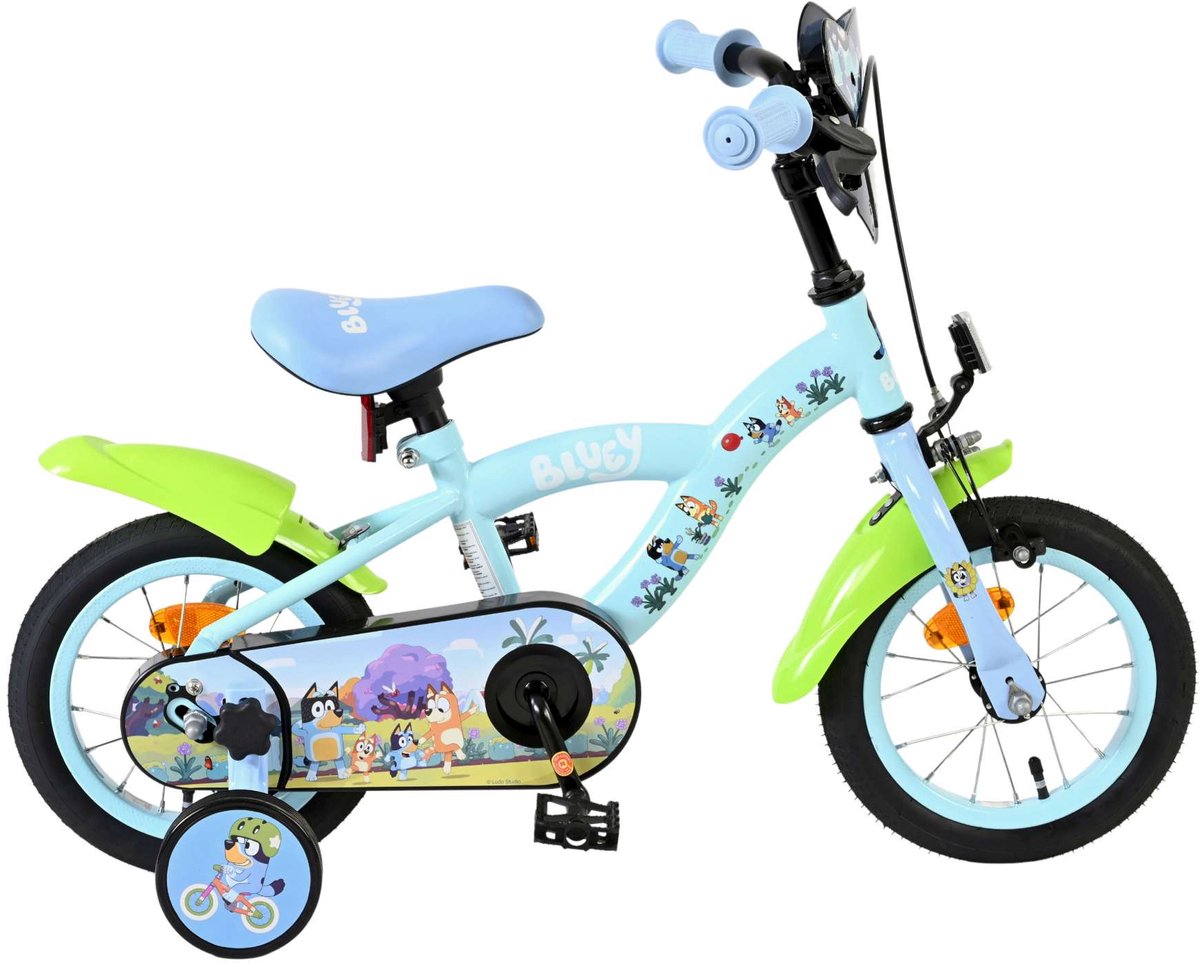 Volare Bluey Kinderfiets Uni- 12 inch Blauw