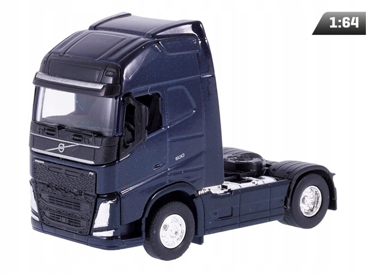 Welly Volvo FH Vrachtwagen Model 1:64 - Donkerblauw