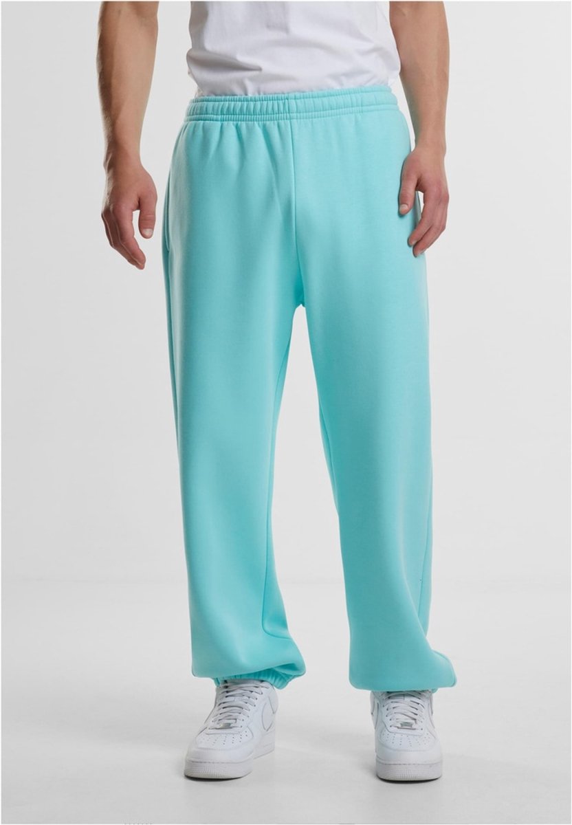Urban Classics Fluffy Heren joggingbroek XL Blauw