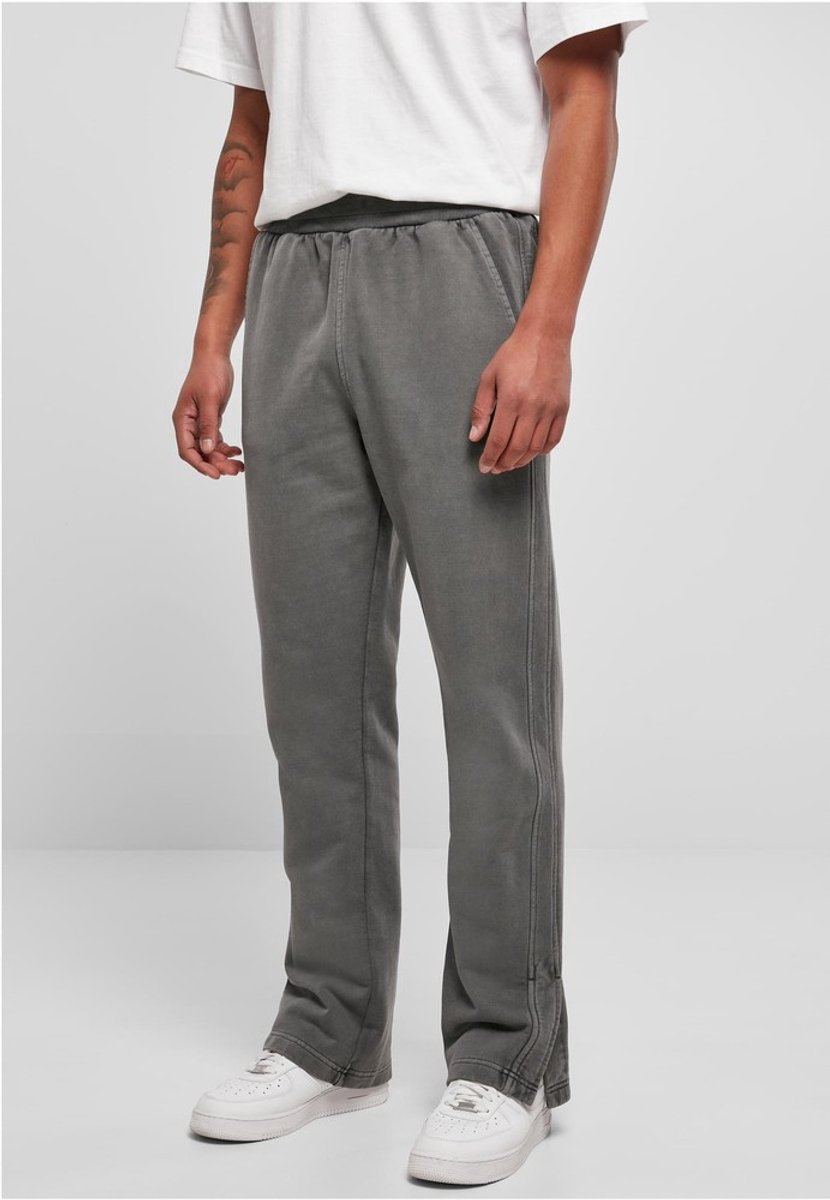 Urban Classics Heavy Terry Garment Dye Slit Heren joggingbroek XXL Grijs