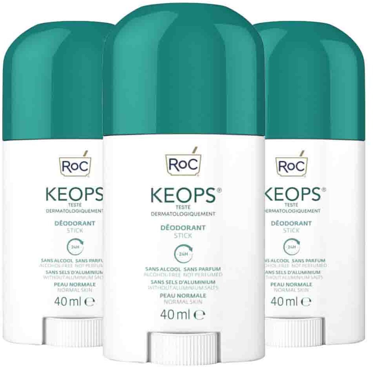 RoC Deostick - 3 x 40 ml - Voordeelverpakking