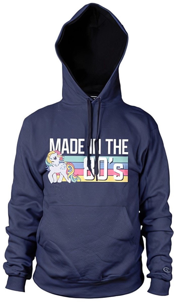 My Little Pony Made In The 80'S Hoodie Navy-S