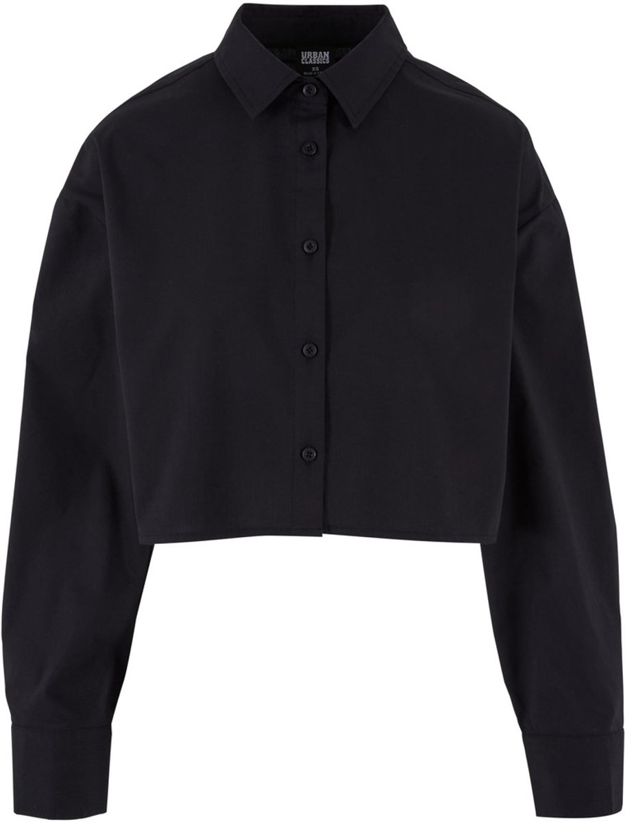 Urban Classics Cropped Oversized Blouse L Zwart