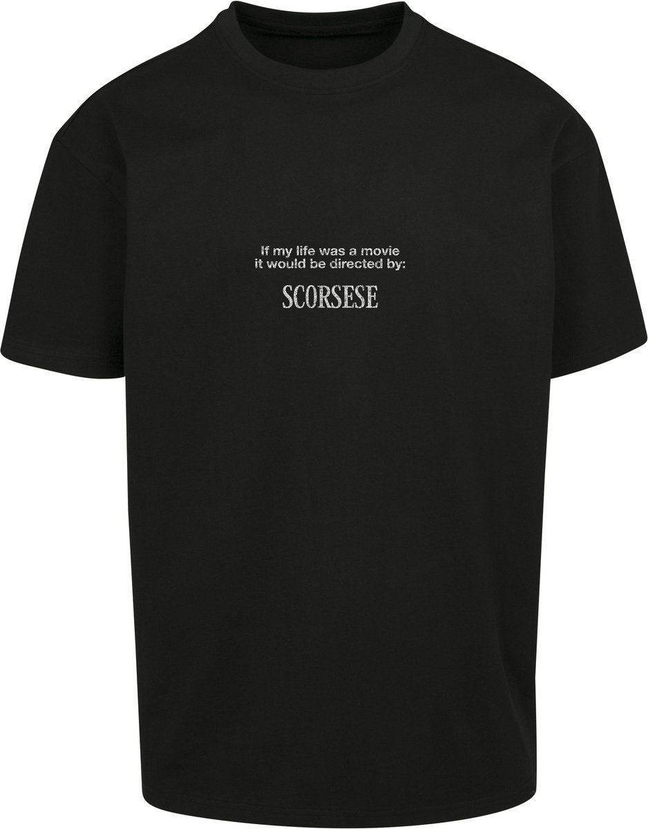 Mister Tee Movie Oversize Heren T-shirt XXL Zwart