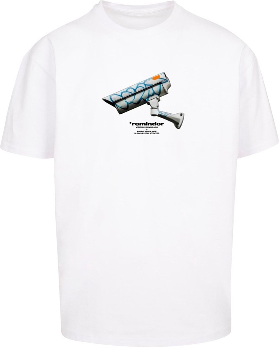 Mister Tee CCTV Oversize Heren T-shirt S Zwart