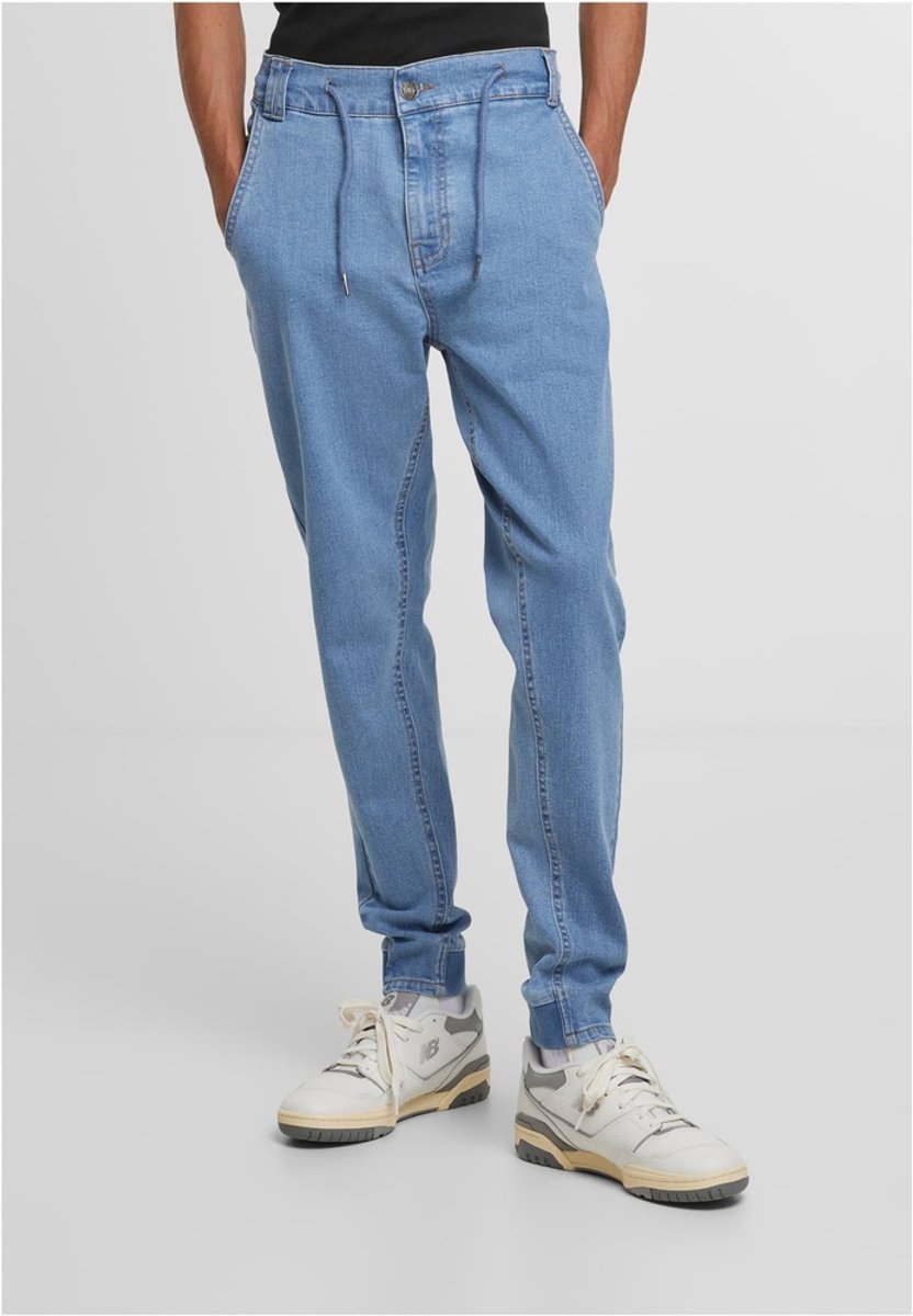 Urban Classics Antifit Broek rechte pijpen Taille 32 inch Blauw