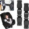 2 stuks autostoel borstriem clip, kinderveiligheidsgordel gesp riem riem voor kinderen, draagbare peuter verstelbare vergrendeling Tite Guard rood, universeel
