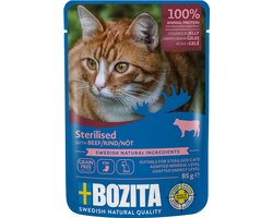 Bozita Gesteriliseerde canapés in gelei 12x85g - Rond