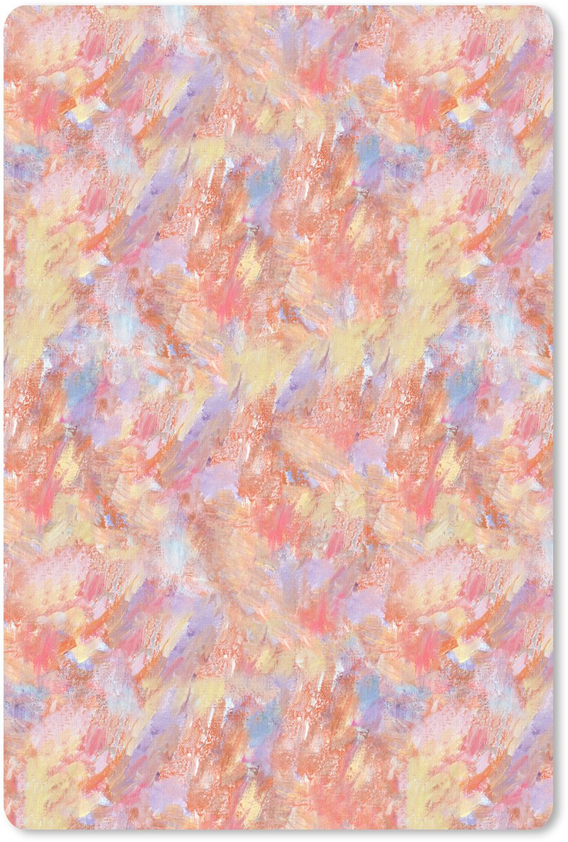 Muismat 18x27 cm - Mousepad Abstract - Multi - Kleur - Verf - Muismatten