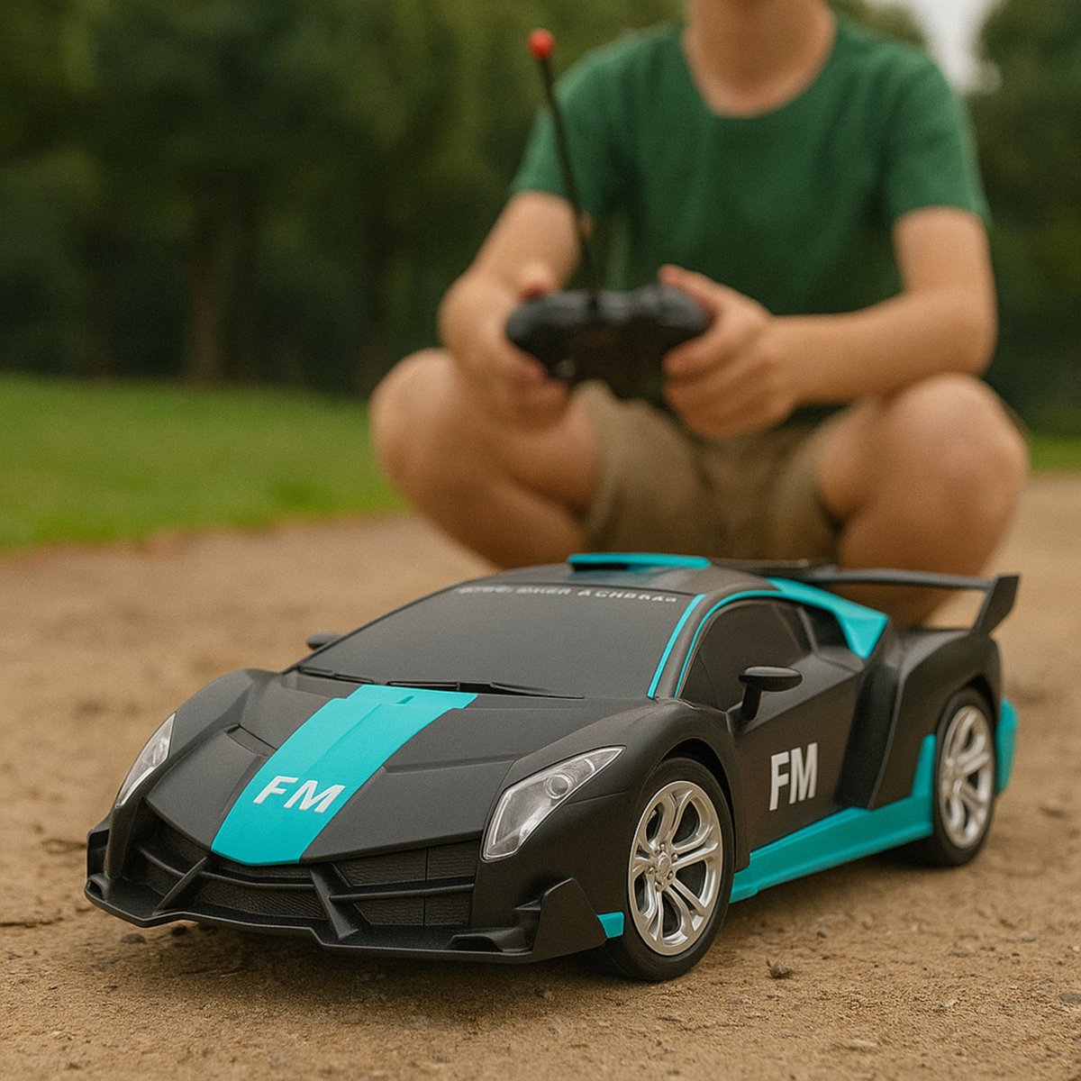 Boncy® Bestuurbare RC Auto - Transformerende Lambo Blauw - Jongens Meisje Volwassenen - Robot Speelgoed Binnen & Buiten - Afstandbestuurbaar Race Drift Car - Afstandsbestuurbaar Raceauto Accu Stuntauto - Bestuurbaar Elektrisch Autos Afstandsbediening — afbeelding 7