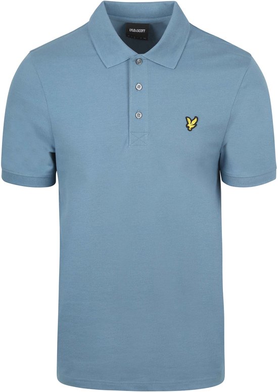 Lyle and Scott Polo Ocean Sky - Maat L - Heren