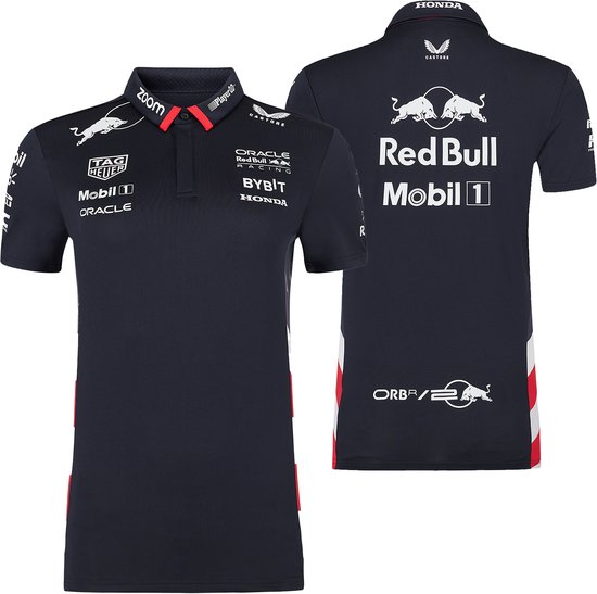 Dames - USA Replica Team Polo 2024 - Red Bull Racing S - Max Verstappen — afbeelding 4