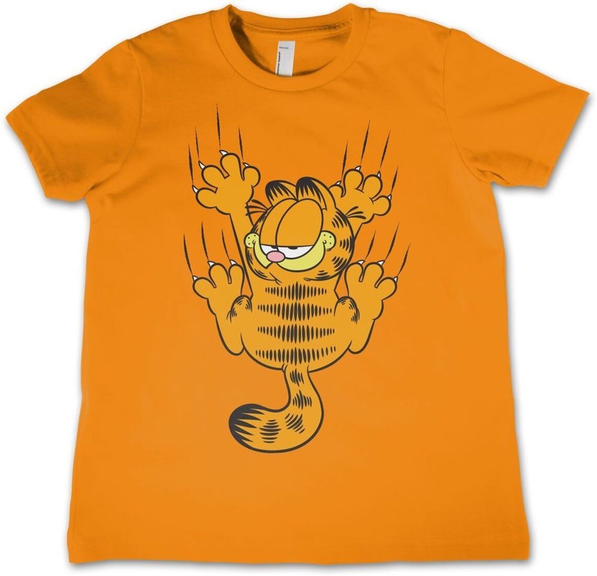 Garfield Kinder Hanging On Kids T-Shirt VIA-12-GAR004-H89-2 Orange-XS