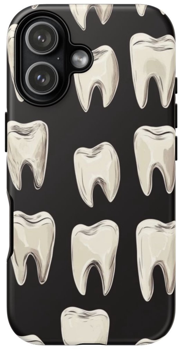Wit Kiesjespatroon – Telefoonhoesje Geschikt voor iPhone 17