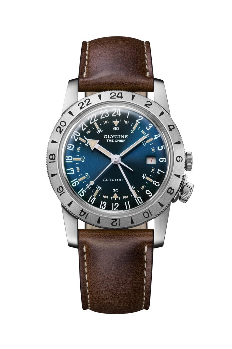 Glycine GL0306 - Airman Vintage The Chief GMT 40