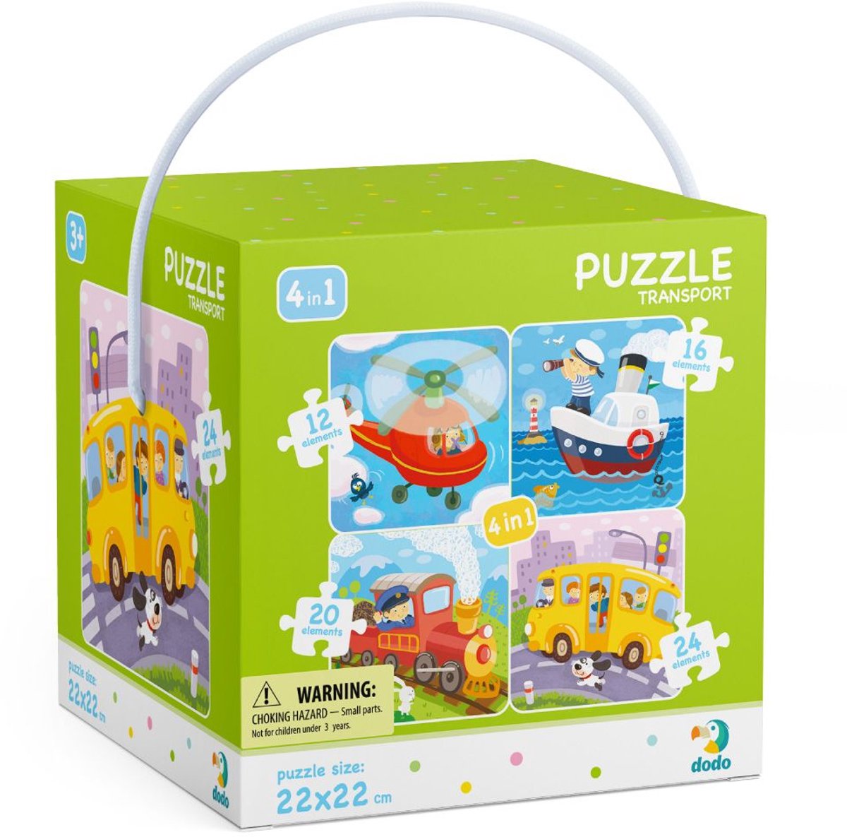 Puzzle 4w1 Transport DOP300132