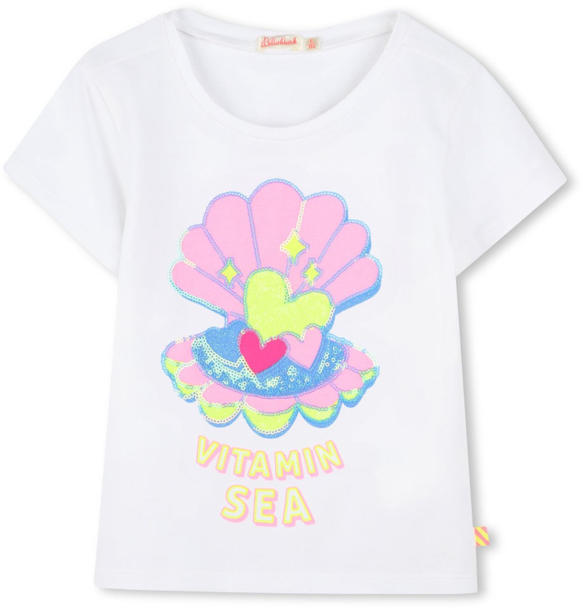 Billieblush U20923 T-shirt Met Korte Mouwen Wit 12 Years Meisjes