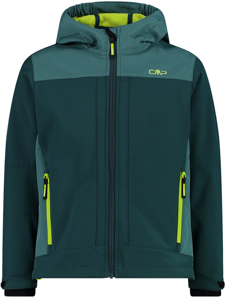 Cmp Fix Hood 3a00094 Softshelljack 14 Years Jongens Meisjes Alpine / Lichen