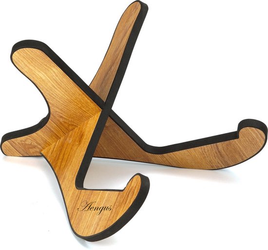 Gitaarstandaard – akoestische en klassieke gitaar – hout