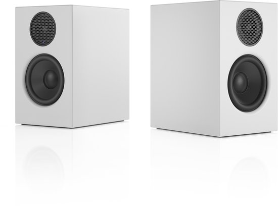 Audio Pro A28 W Smart Multiroom Actieve Boekenplank Luidsprekers - Audio Pro Multiroom (Linkplay) - Ruimtecorrectie - 2x75W Speakers - Wit — afbeelding 5