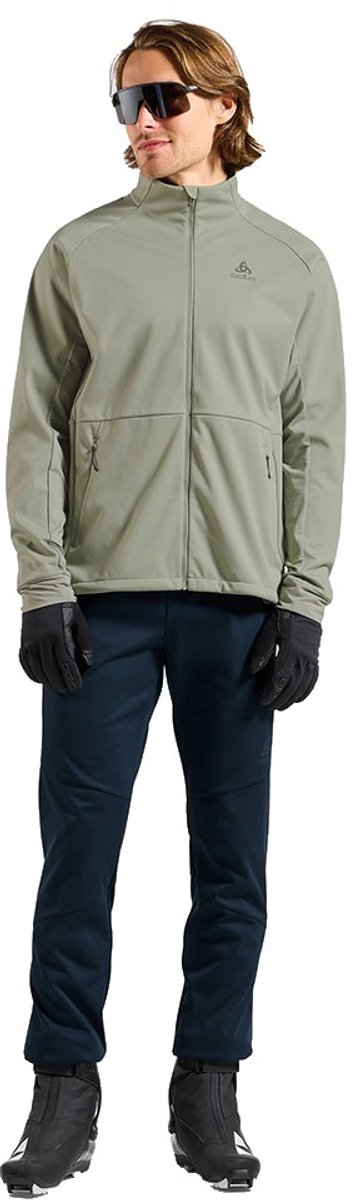 Odlo Essential Warm Broek Blauw S Man