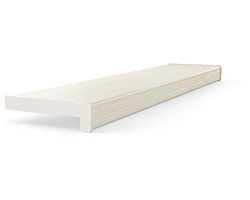 DQ-PP RAAMBOEK PVC - 30 cm x 150 cm - Eiken Scandinavisch - Vensterbank - voor Binnengebruik - Binnenvensterbank - Binnen - Per meter - Woonkamer - Decoratie - Kunststof