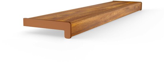 Vensterbank, pvc, 35 cm x 60 cm, grafiet, vensterbank, voor binnen, binnen, per meter, woonkamer, decoratie, kunststof