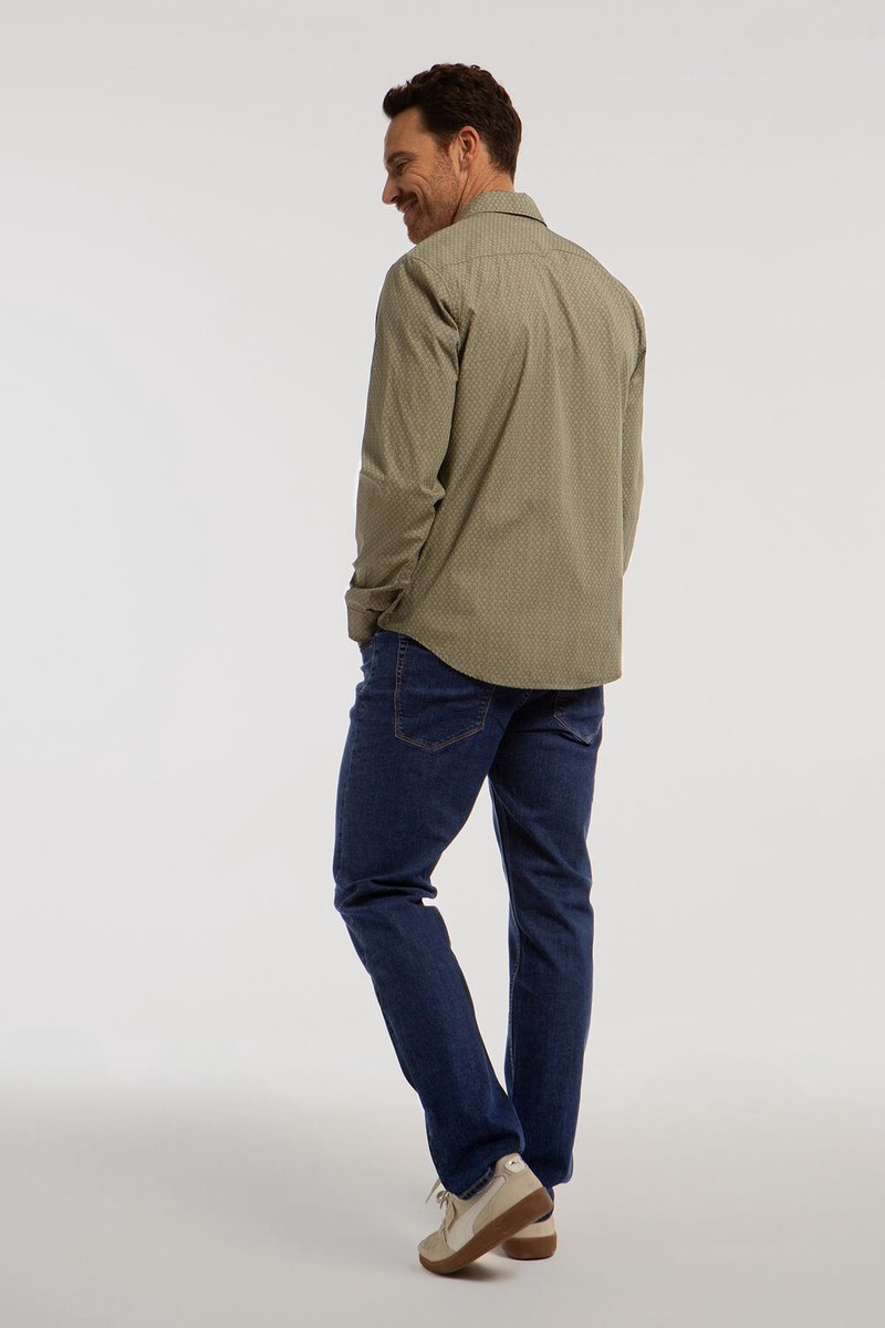Pilot PALMER Heren Regular Fit Jeans Blauw - Maat W40 X L30