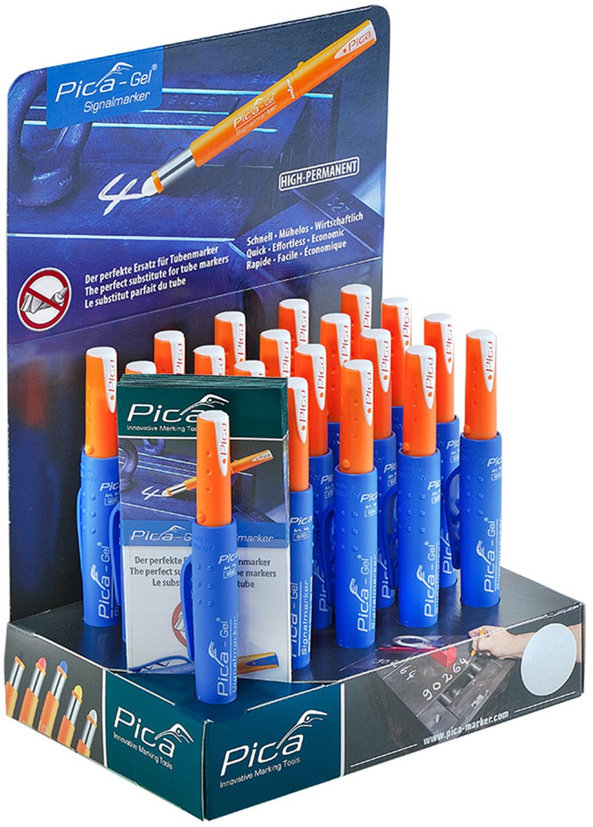 Pica 8025 GEL Signalmarker 20x wit display - PI8025