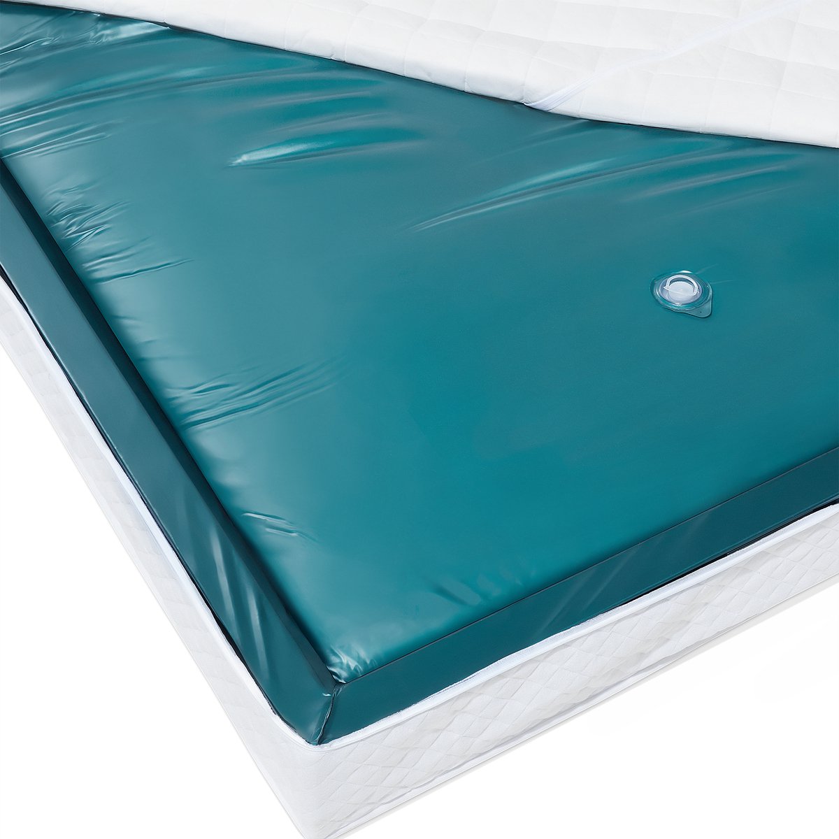 BELIANI MONO MITTEL - Waterbedmatras - Blauw - 160 x 200 cm - Vinyl