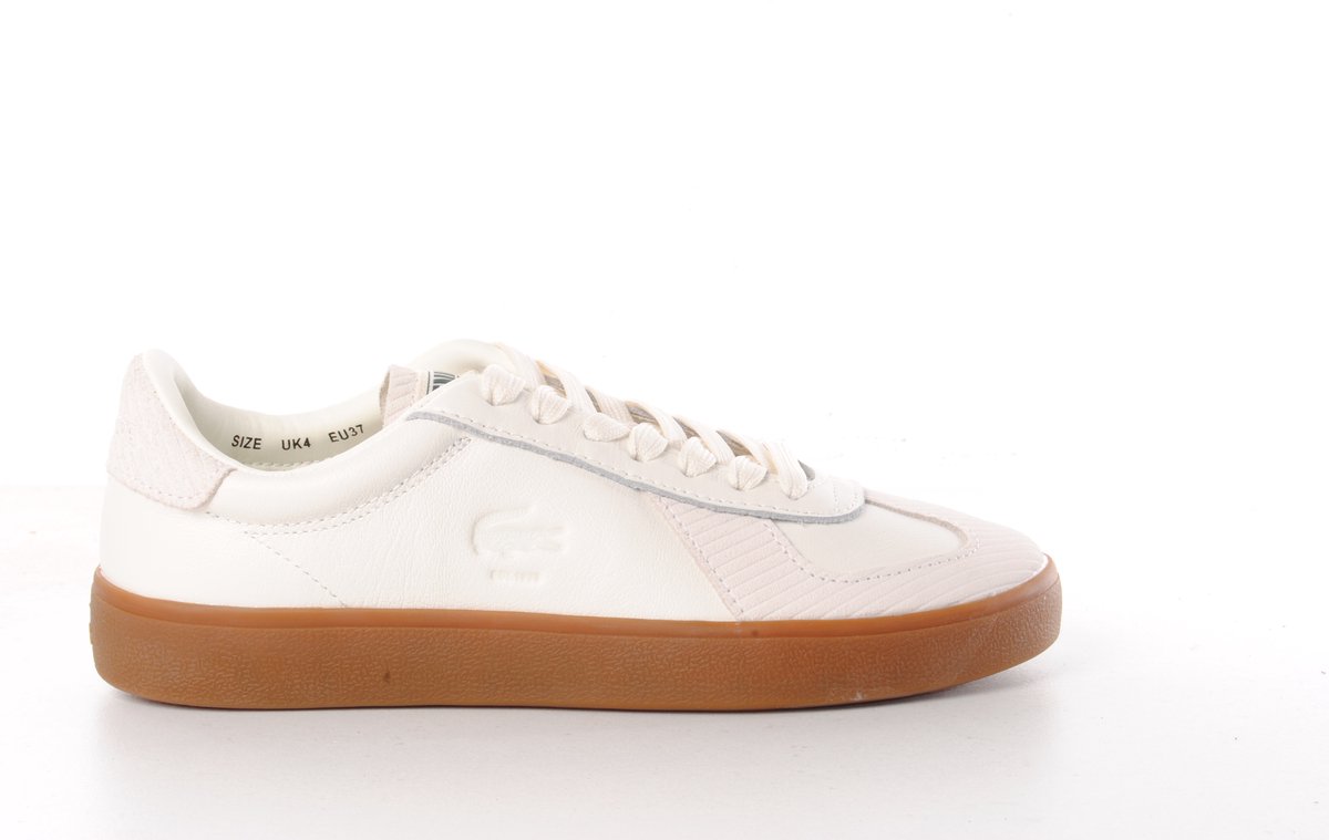 Lacoste dames sneaker Baseshot D II suède en leder Wit
