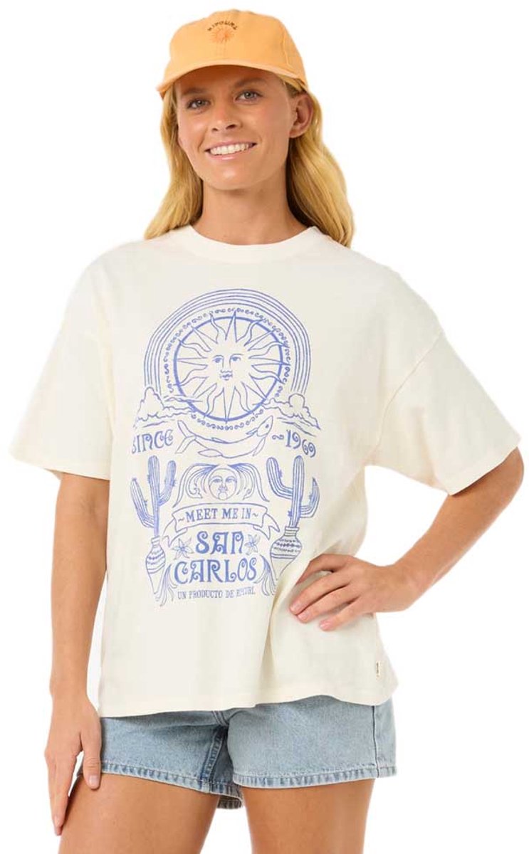 Rip Curl San Carlos Heritage Tee Bone Beige