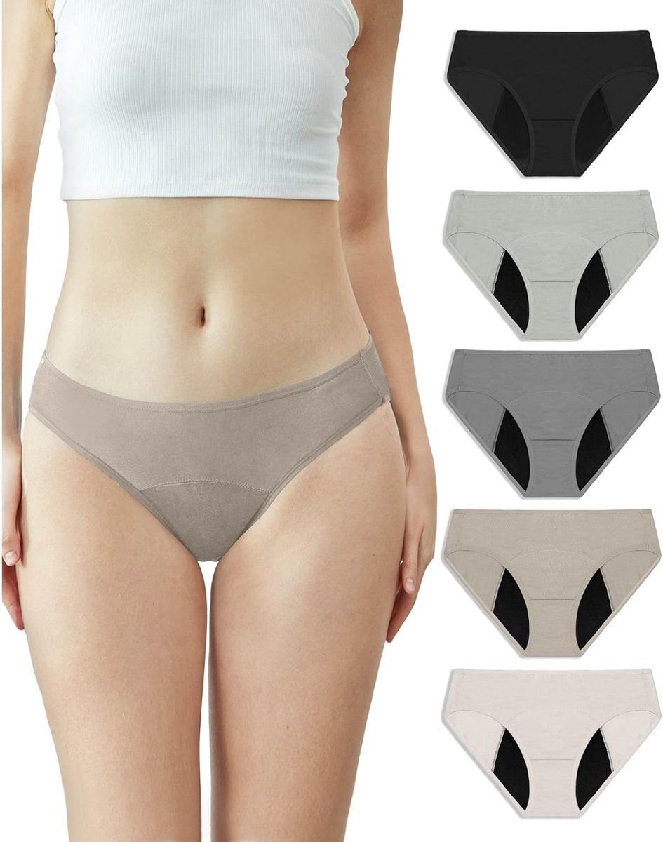 Comfortabele Menstruatie Ondergoed voor Dames - Modal Bikini Slips