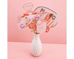 Kip Party Foto Booth Props 25 STKS - Team Bruid - Selfie Props - Bruids Douche - Bachelorette - Rose Goud - Bruiloft Foto Props - Kip Nacht Game - Kip Doen Party Accessoires