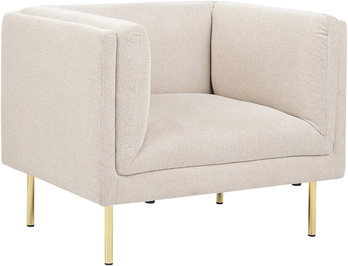 MOEN - Fauteuil - Beige - Polyester