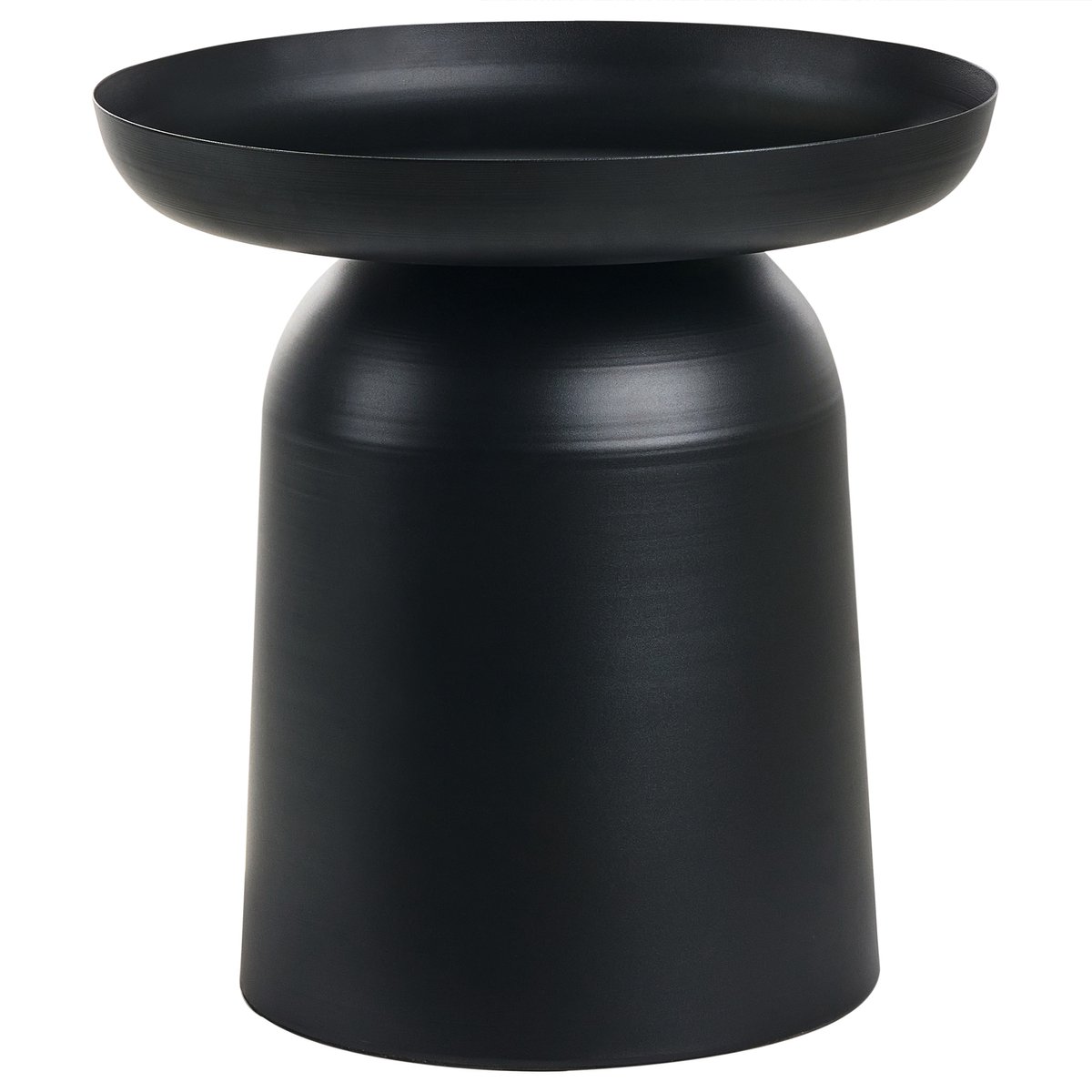 Beliani TORRENS - Bijzettafel - Zwart - IJzer