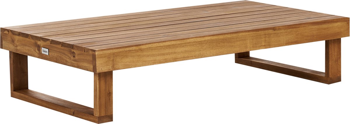 BELIANI MARETTIMO - Salontafel - Lichthout - 110 x 60 cm - Acaciahout