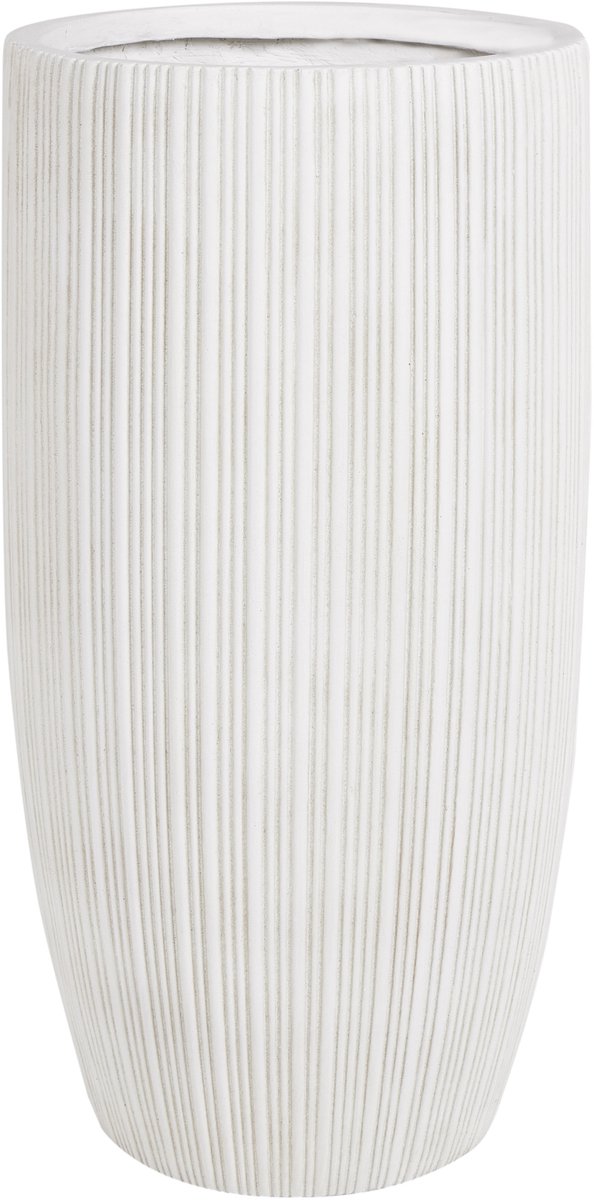 BELIANI ZELKOVA - Bloempot - Lichtbeige - MgO
