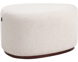SACO - Poef - Lichtbeige - Polyester