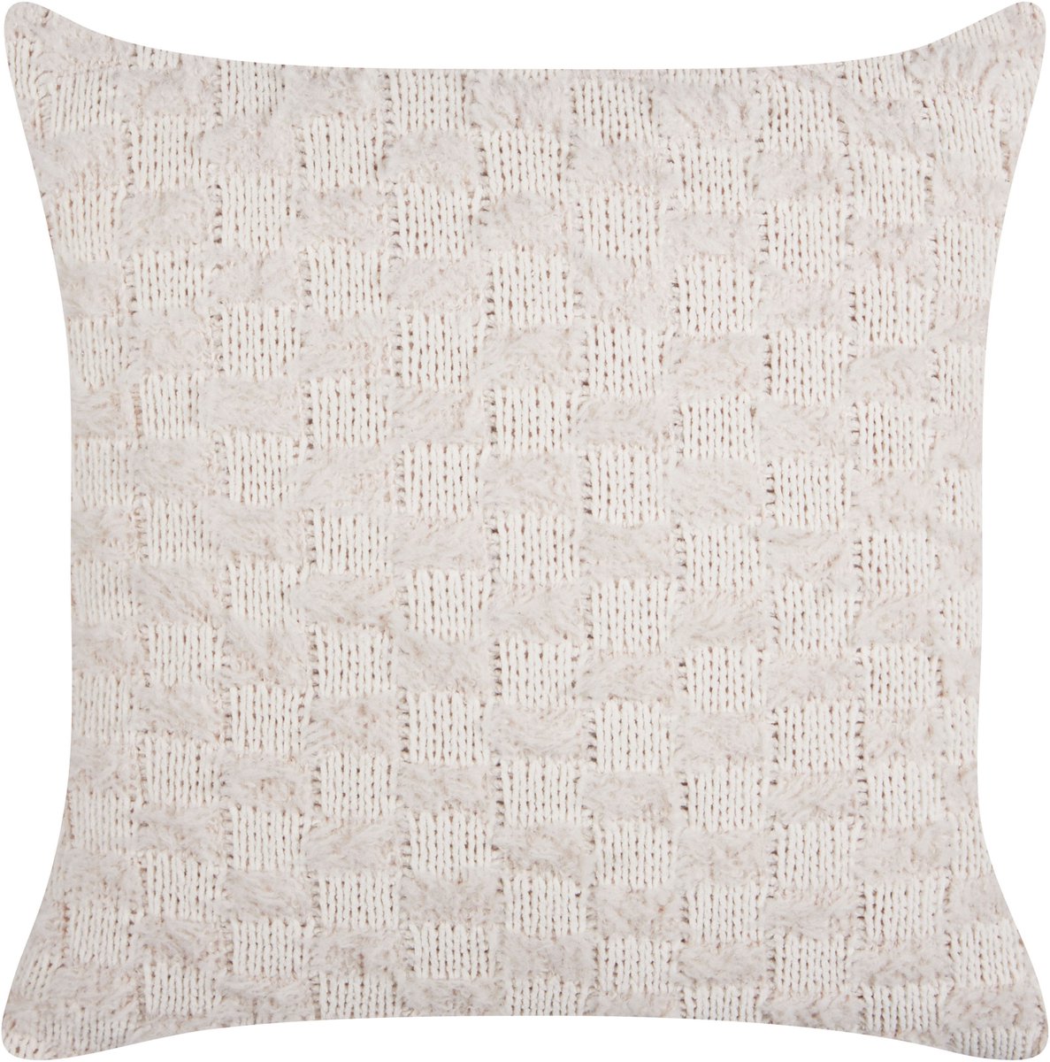 BASALIM - Sierkussen - Beige - 45 x 45 cm - Polyester