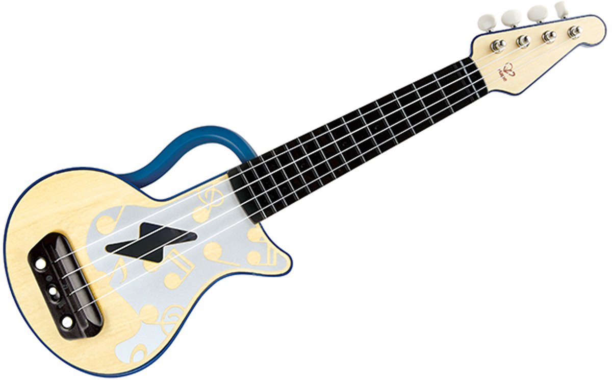 Hape Ukelele Met Lichtjes Blauw