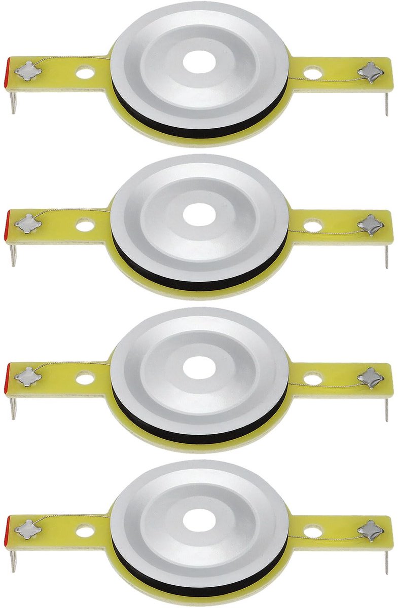 4 pcs 25.4mm Titanium Voice Coil Tweeters, Compatible with PRV Audio RPTW350Ti TW350Ti