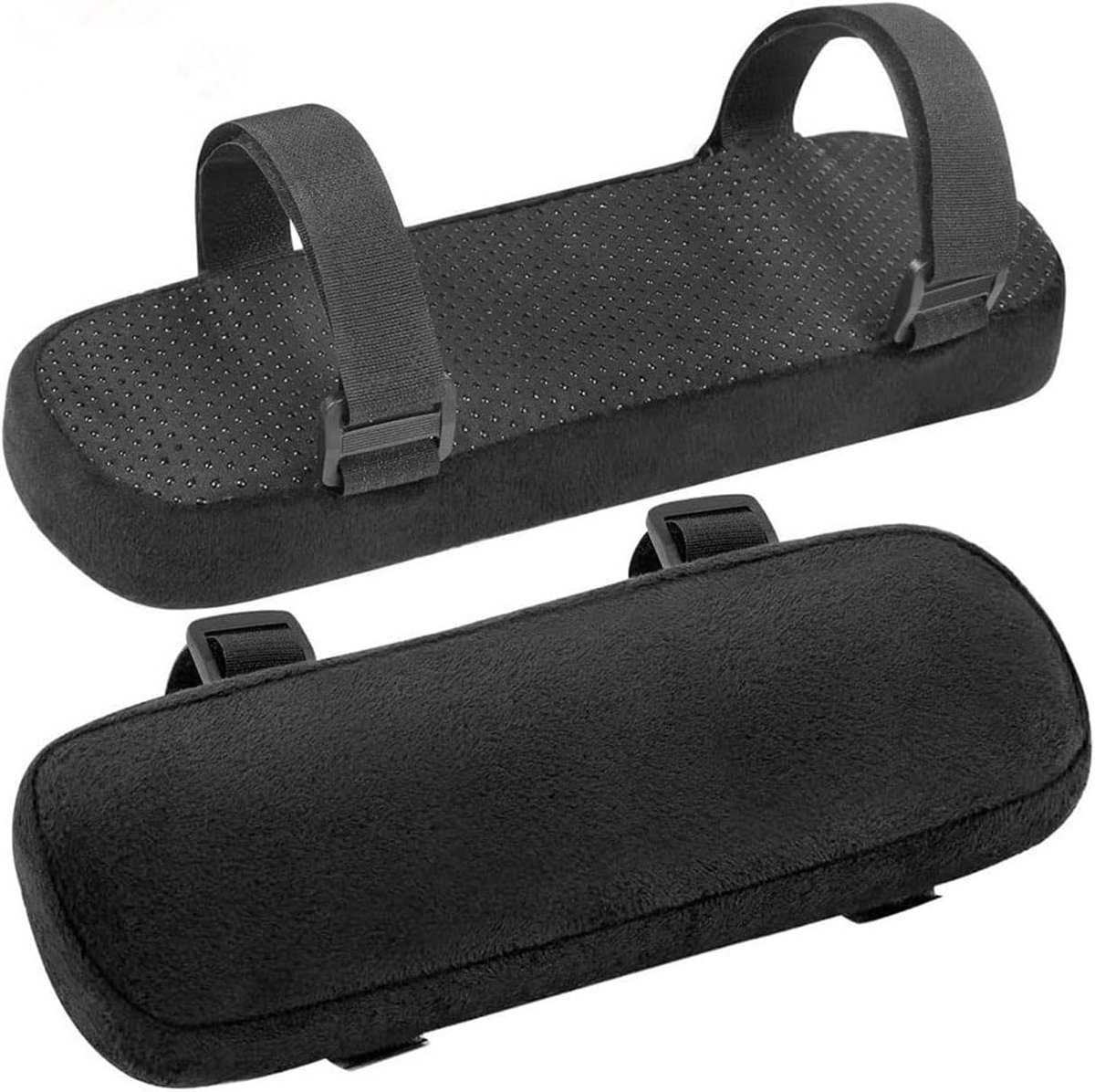 Stoel armleuning - met traagschuim armleuningen - kussen voor gamestoel - armsteun voor ellebogen en onderarmen - drukontlasting - 2 stuks